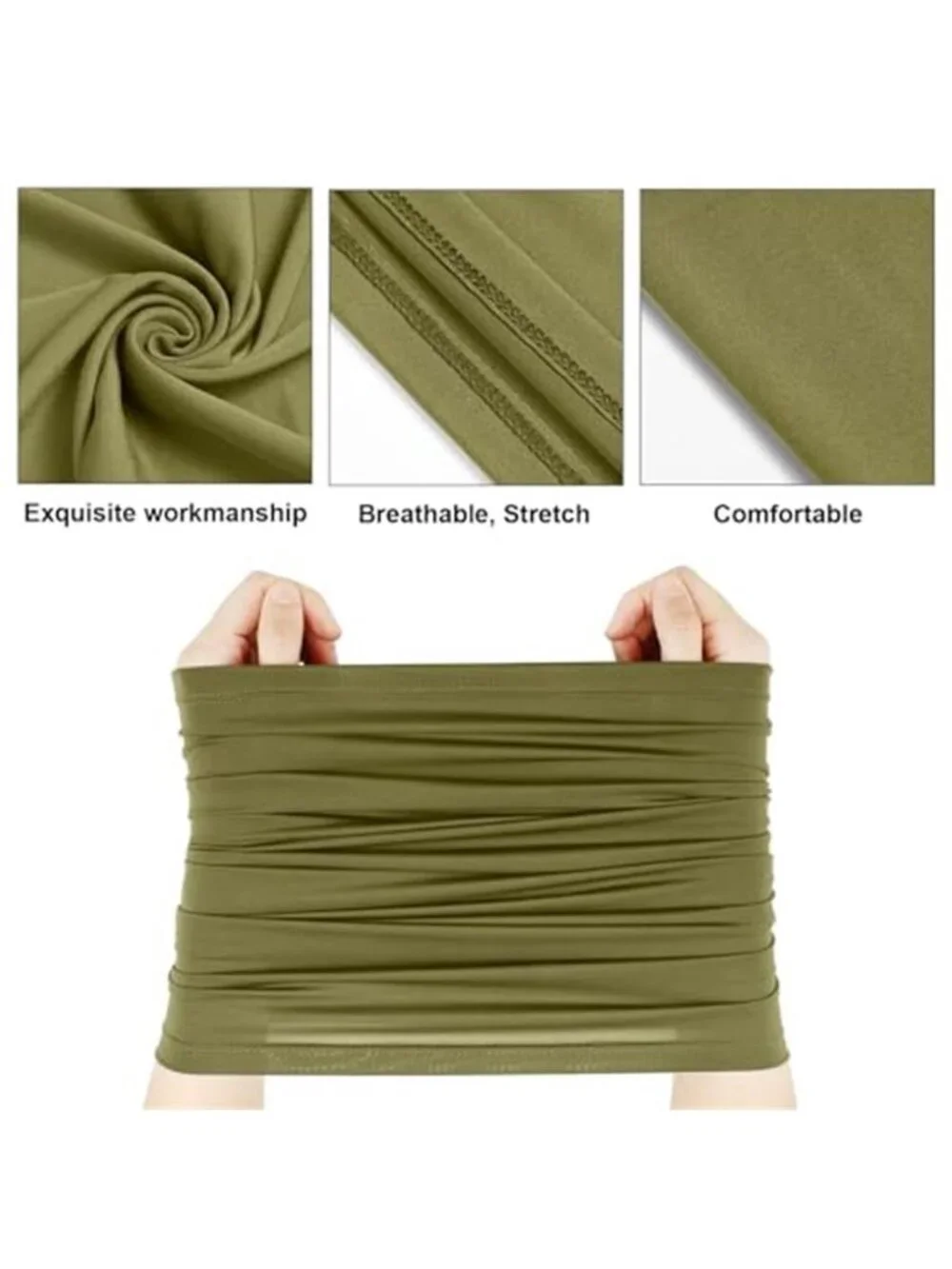 6 Pieces Summer UV Protection Cooling Neck Gaiter Face Clothing Neck Mask